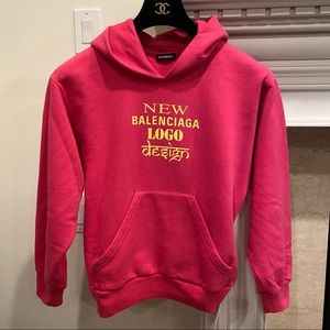 Authentic Balenciaga Kids girls  Logo sweatshirt